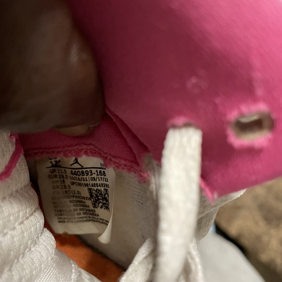 Jordan Retro 5 Kids Shoes Size 12C - Picture 4 of 8